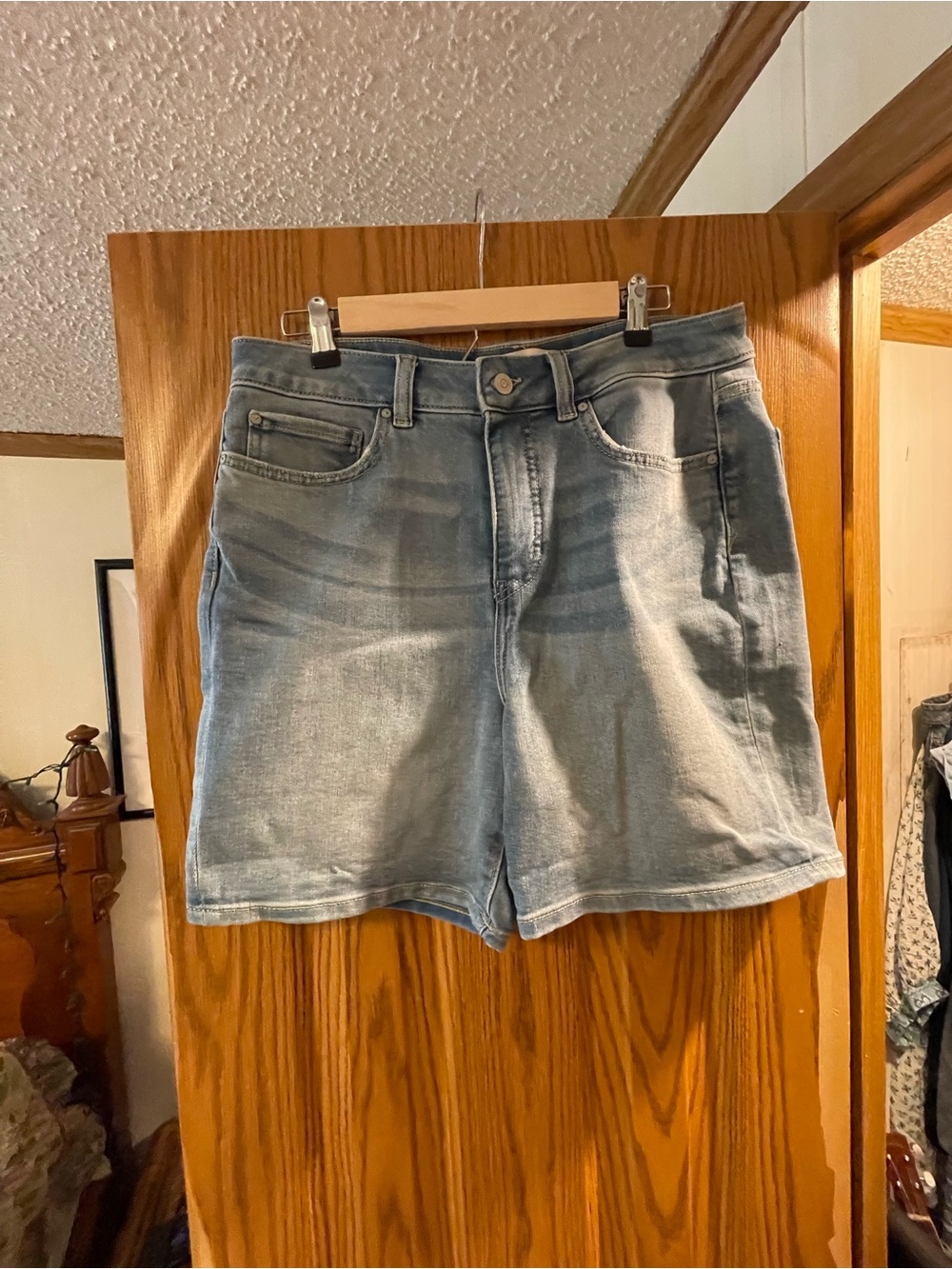 Denver Hayes Light Blue Denim Shorts